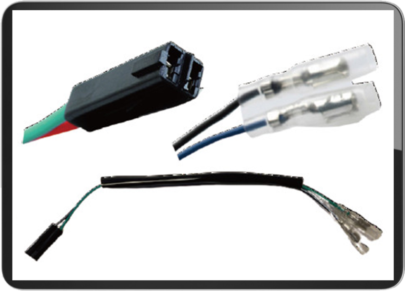 For Kawasaki / Honda turn signal connectors (PAIR)