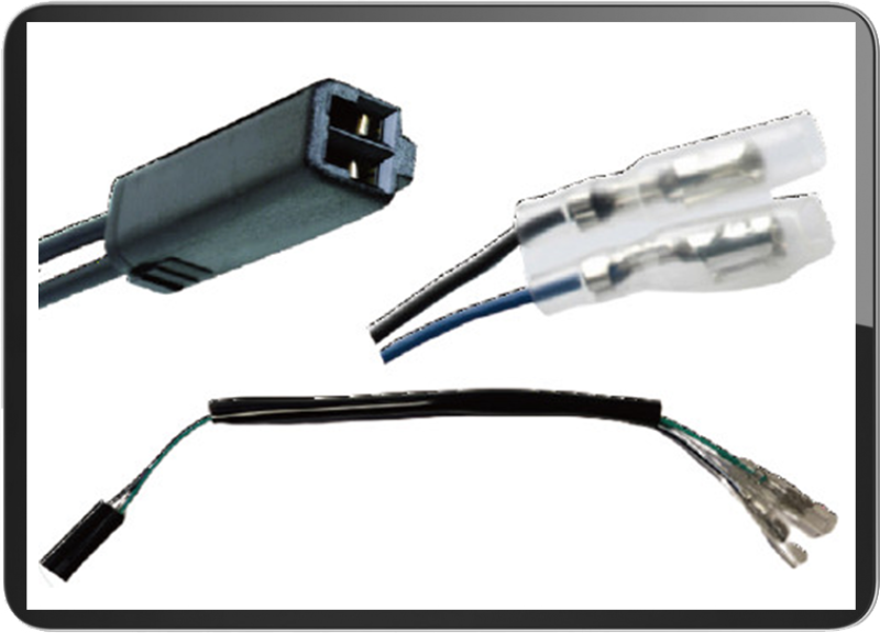 For Suzuki turn signal connectors 2 wires / plug(PAIR)