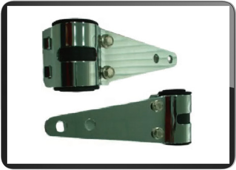 Headlight bracket holder 30-38mm chrome
