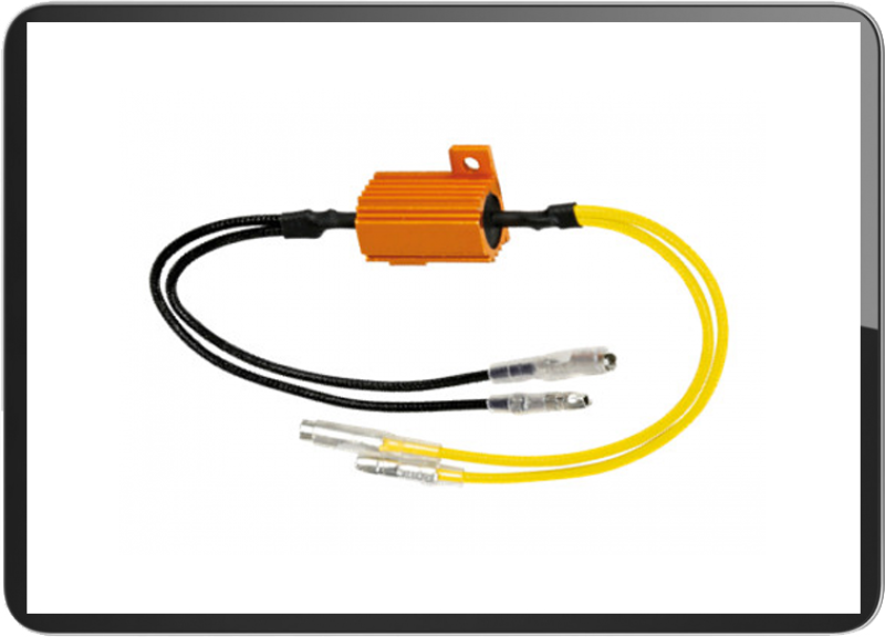 Gold Aluminium Case Wirewound Resistor (Sold per pair)