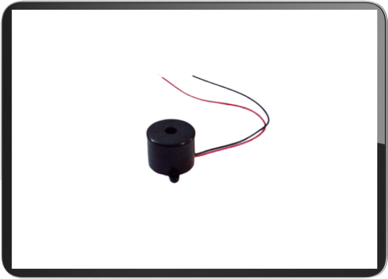 Indicator Beeper 23X19mm black 2 wires