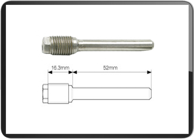 CRF Brake Pin Stainless 52mm chrome Type 16.3+52mm