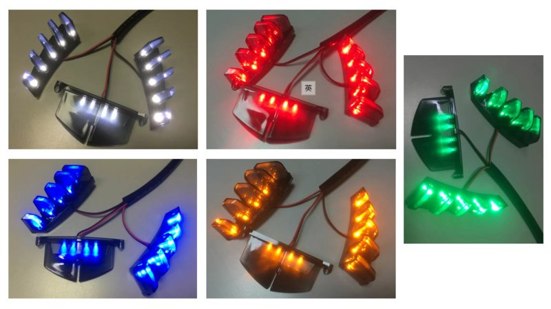 ZIP font Panel position led light 3pcs/set