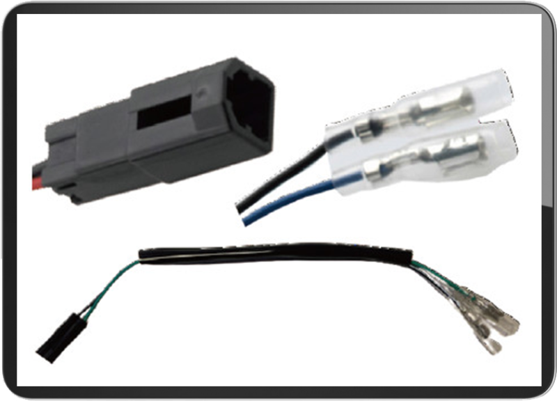 For Ducati/Monster turn signal connectors 2 wires(PAIR)