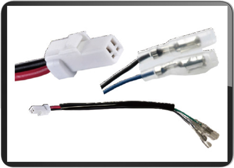 For Ducati turn signal connectors 2 wires (PAIR)