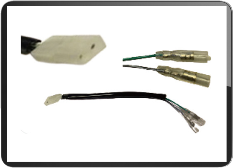 For Aprilia turn signal connectors 2 wire