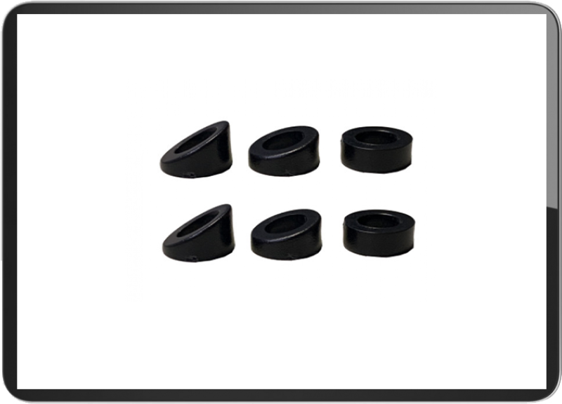 Angle Indy Spacer M8 hole set of 8pcs Material:Plastic