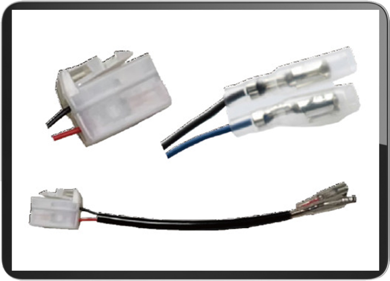 For Yamaha MT-09 turn signal connectors 2 wires(PAIR)