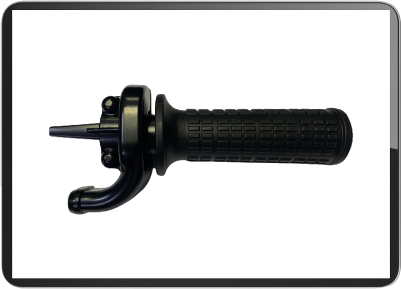 Throttle control Alum black CRF universal w/grips