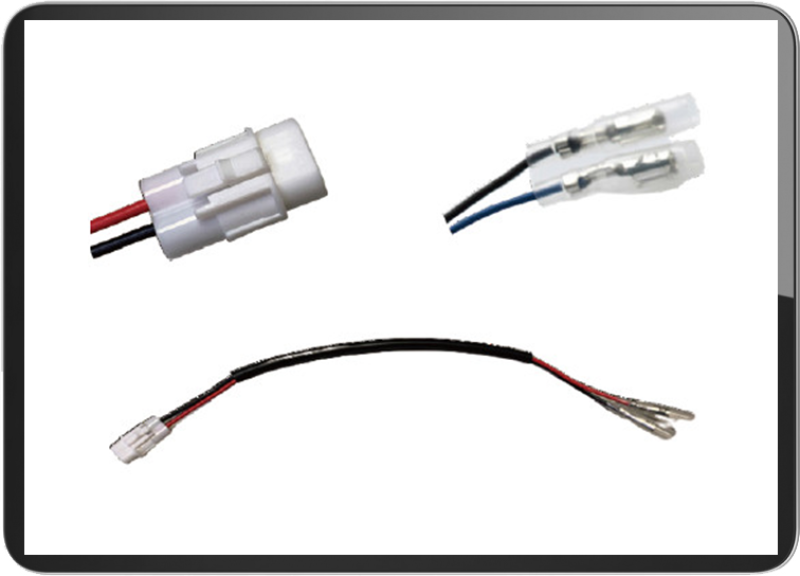 For Kawasaki / Yamaha turn signal connectors 2 wires
