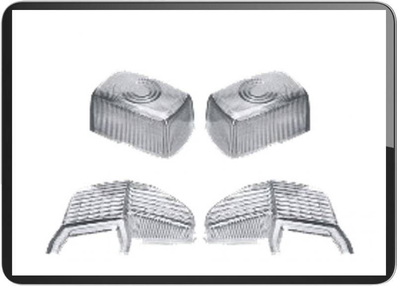 YAMAHA BWS 99 set of 4pcs winker lens Smoke