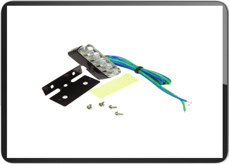Module License plate light w/5pcs white led 
