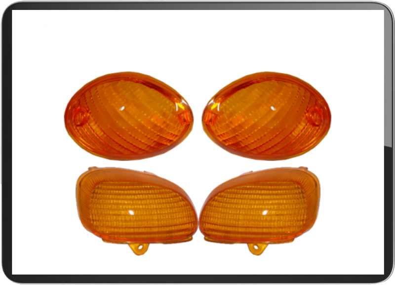 YAMAHA OVETTO 4pcs/set turn signal lens amber