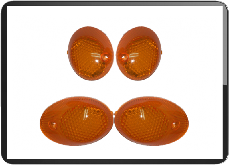 YAMAHA VINO 4pcs/set turn signal lens amber