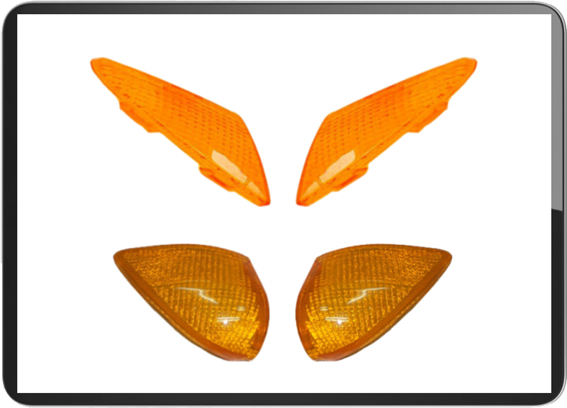 YAMAHA JOG/YG50Z/3YK 4pcs/set turn signal lens amber