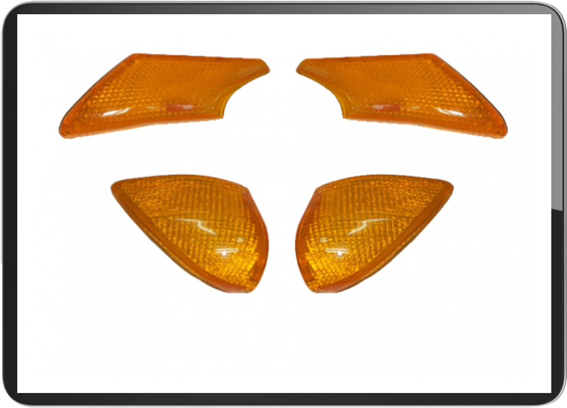 YAMAHA JOG/YG50/3YJ 4pcs/set turn signal lens amber