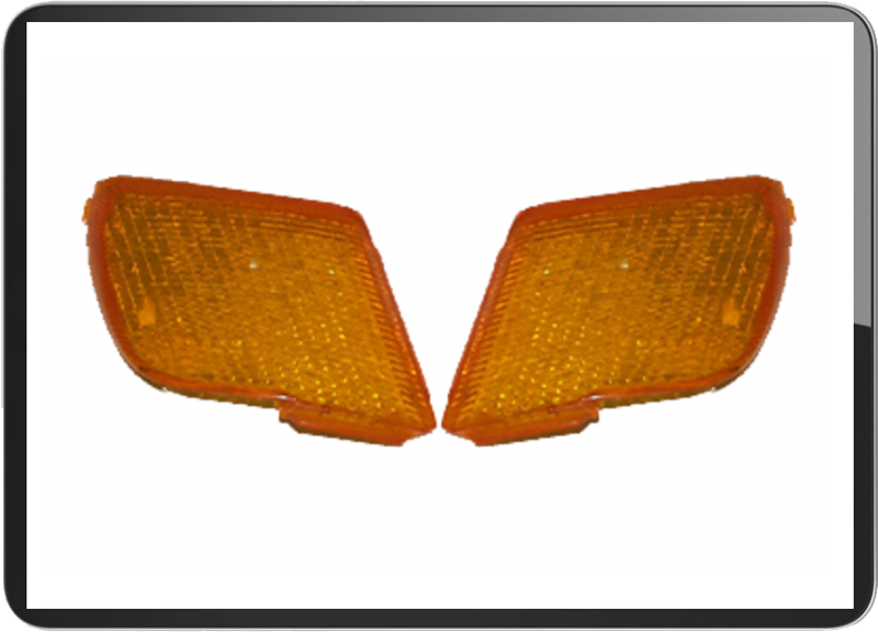 YAMAHA JOG/YA50D/3VP rear turn signal lens amber