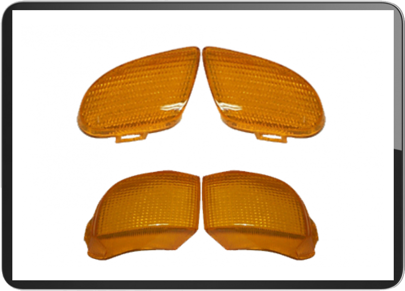 YAMAHA JOG/YJ50/4JP 4pcs/set turn signal lens amber