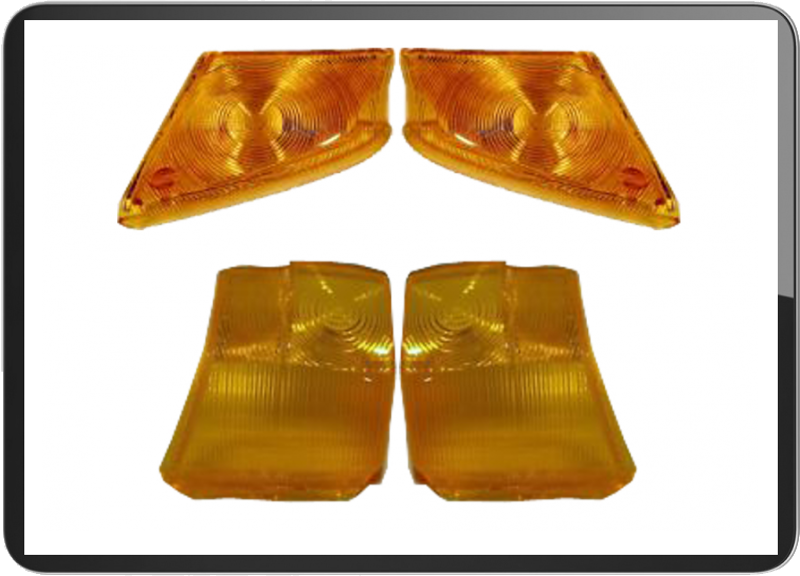 YAMAHA JOG/CG50E/2JA 4pcs/set turn signal lens amber
