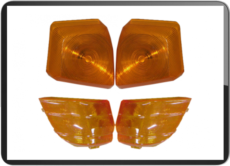 YAMAHA JOG/CJ50EM/54V 4pcs/set turn signal lens amber