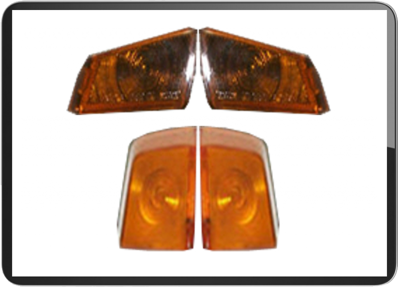 YAMAHA JOG/CE50/27V 4pcs/set turn signal lens amber
