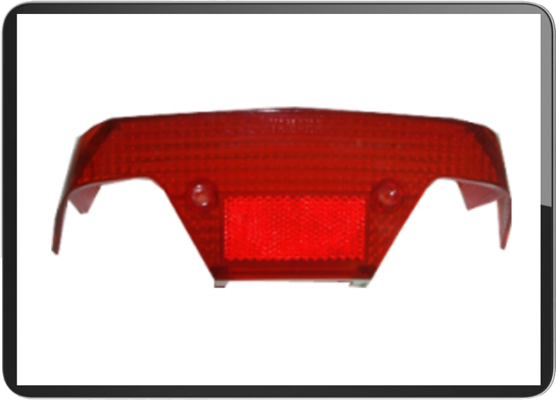 YAMAHA CRYPTON/3XA taillight lens red