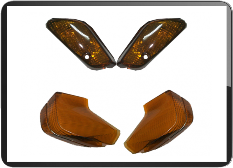 YAMAHA CRYPTON/3XA 4pcs/set turn signal lens brown