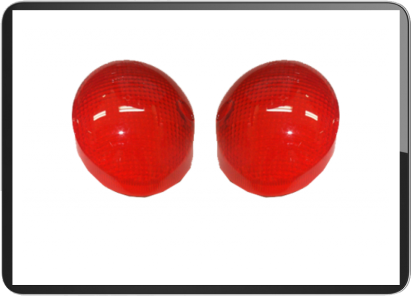 YAMAHA YP/YA125/5NR taillight lens red