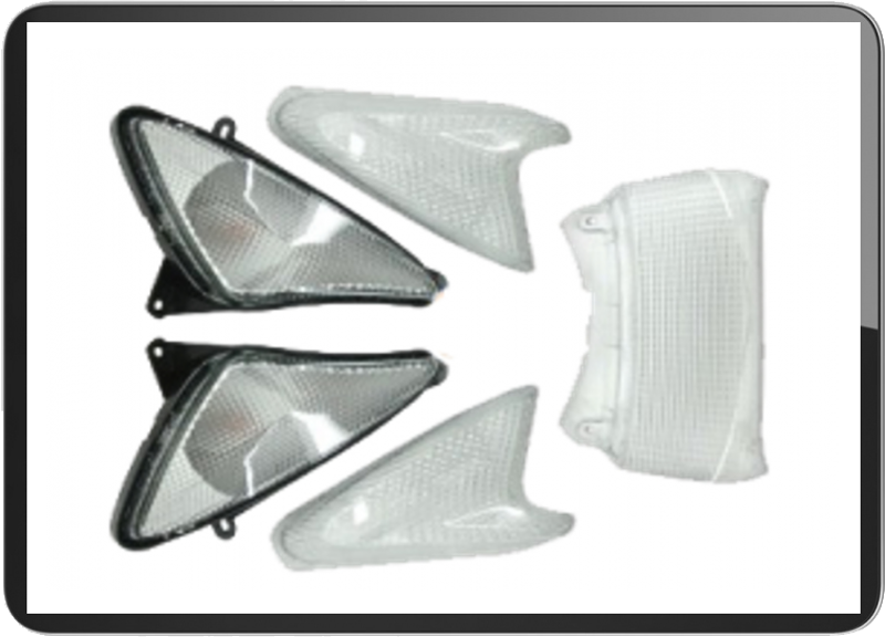 YAMAHA T-MAX 500 indicator + taillight lens Clear