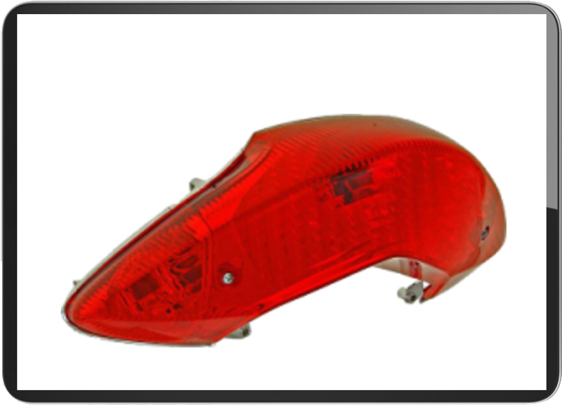 YAMAHA JOG RR taillight red