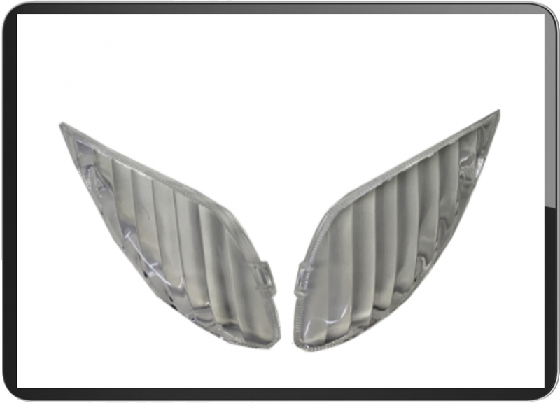 YAMAHA JOG SA16J/5KN front turn signal lens clear(PAIR)