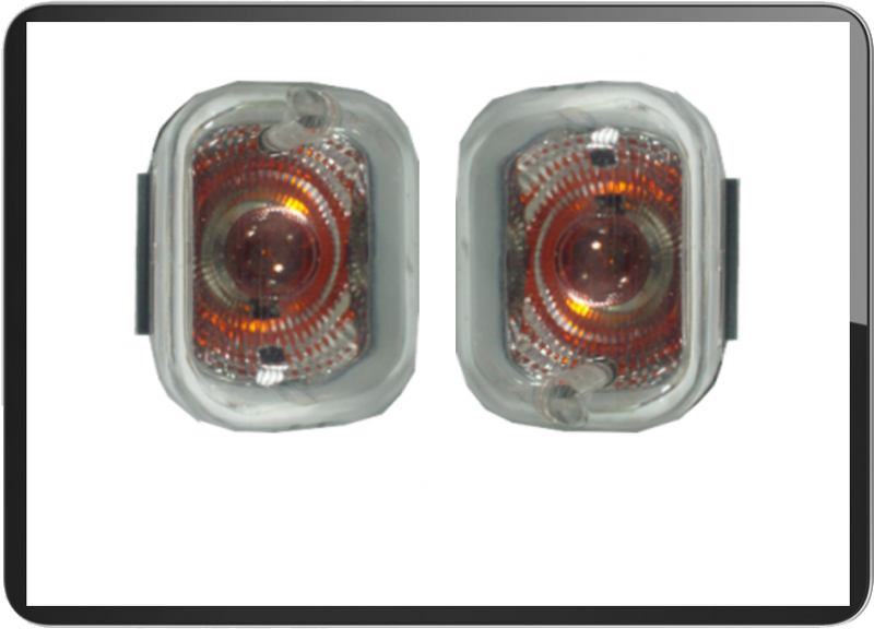 PGO HOT/BIG MAX front turn signal lamp crystal(PAIR)