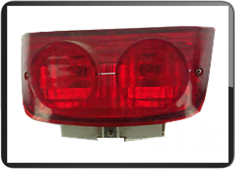 PGO T-REX taillight red