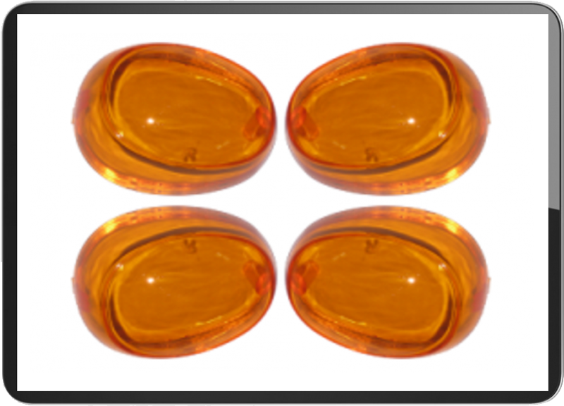 CPI POPCORN 4pcs/set turn signal lens Amber