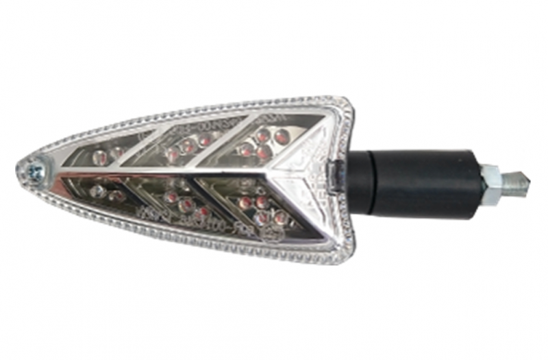 YG-932-4LED Universal Blinker Long stem clear