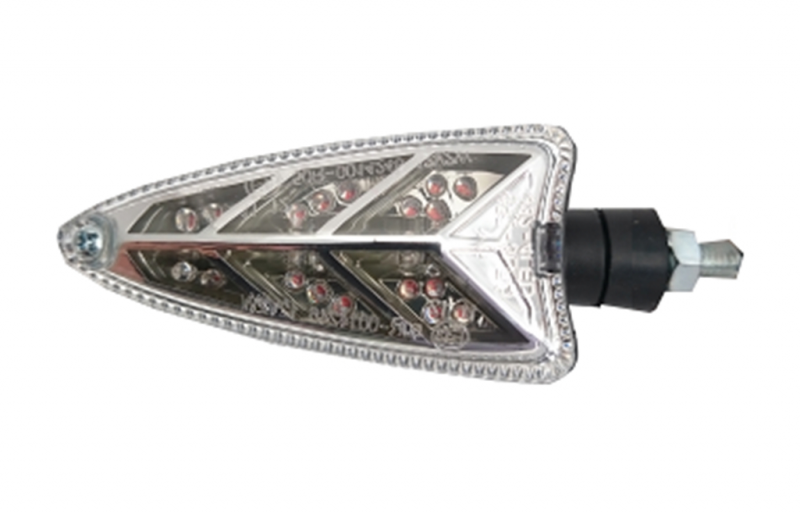 YG-932-4LED Universal Led Blinker short stem clear