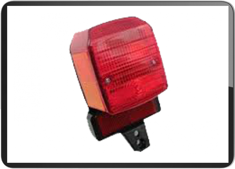 TOMOS A35 Sachs / Kreidler Taillight Red