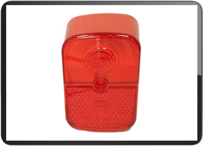 SIMSON Habicht/Star/Sperber/Schwalbe(KR51/1) Taillight Lens red