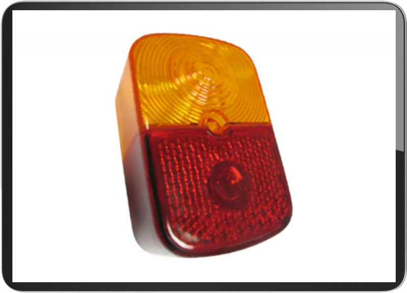 SIMSON Habicht/Star/Sperber/Schwalbe(KR51/1) Taillight Lens Red/Amber