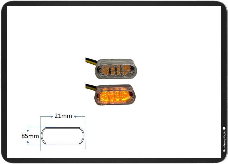 YG-E001 Module LED light indicator[21x85x10mm](PAIR)