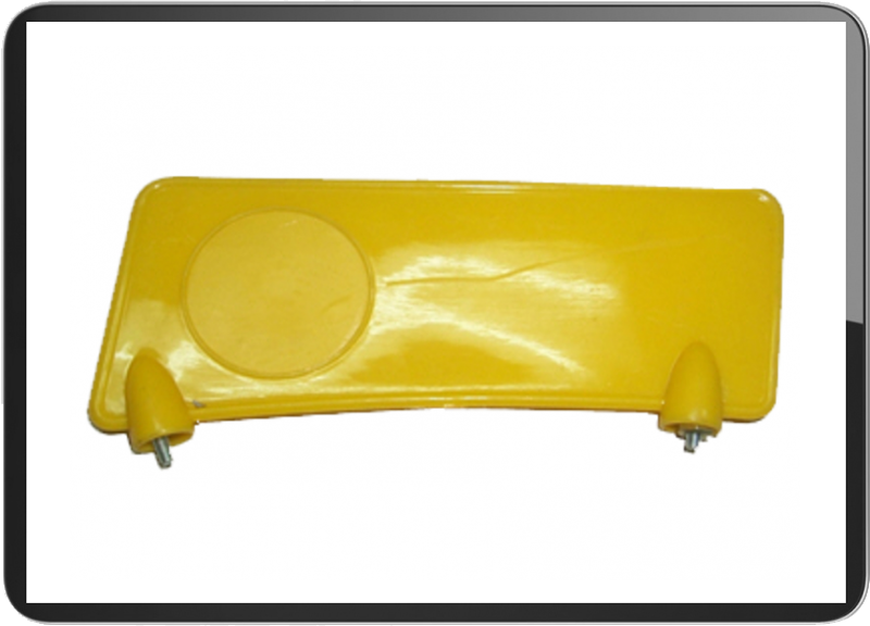 Zundapp fender plate yellow