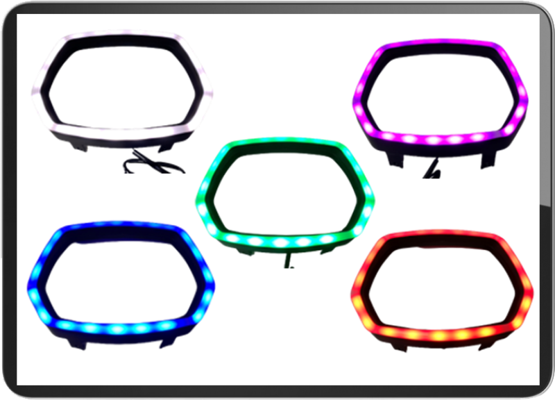 Vespa Primavera Sprint headlight led frame 