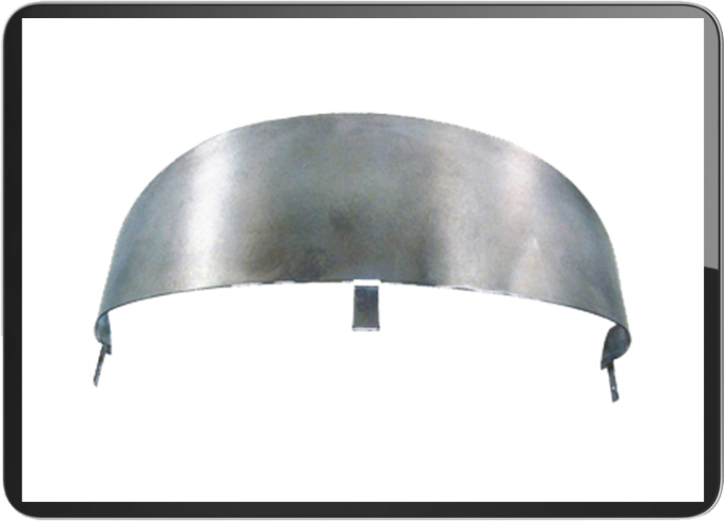 Vespa GT/GTL/GTS headlight visor chrome