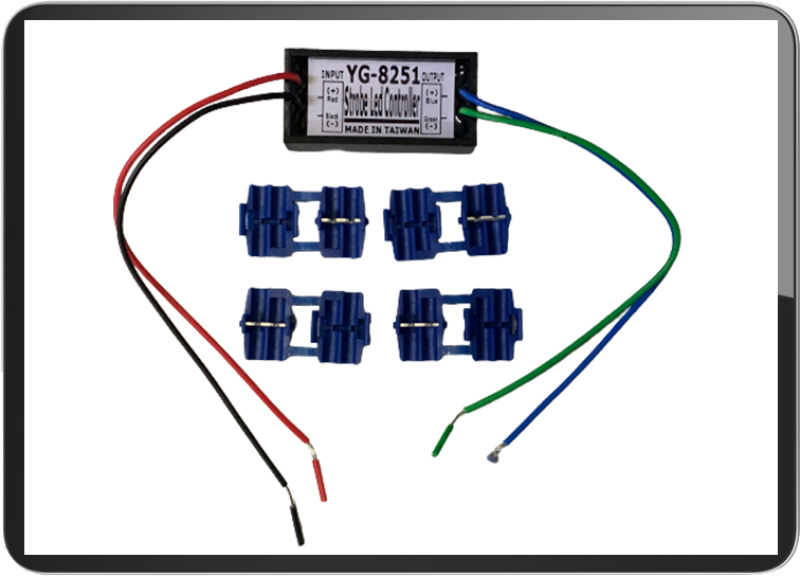 Strobe led brake controller black box YG-8251