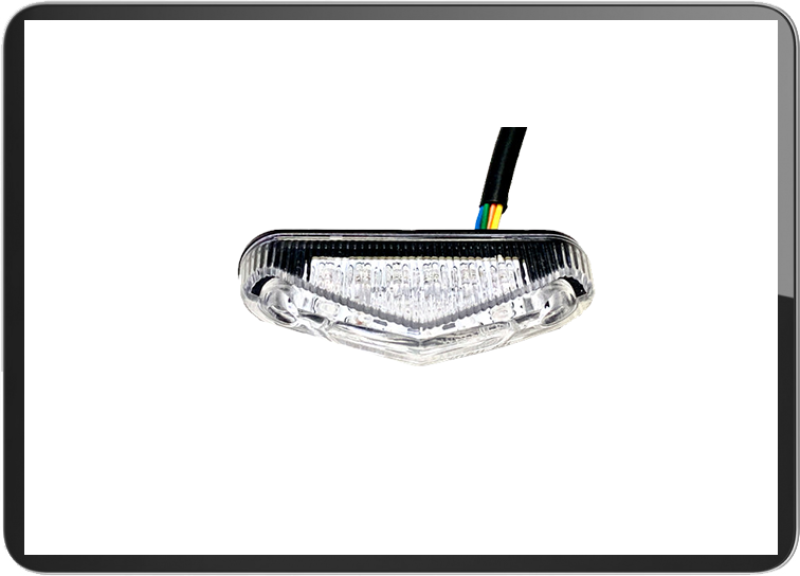 YG-9021W-C-2W Universal Led integrates Taillight clear