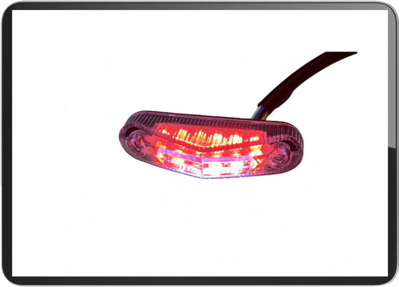 YG-9021W-C-2W Universal Led integrates Taillight clear