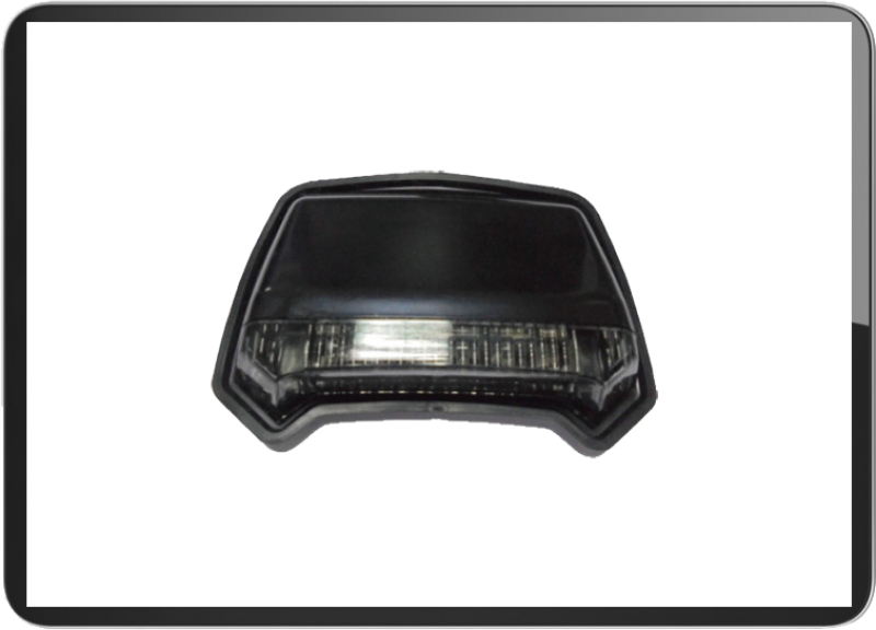 YG-9063 Clear lens Led Taillight black housing