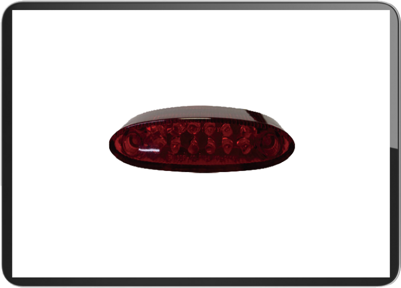 YG-9114 Red lens led Taillight w/license light